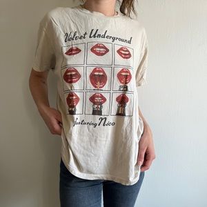 Vintage Velvet Underground featuring Nico Graphic Band T-Shirt